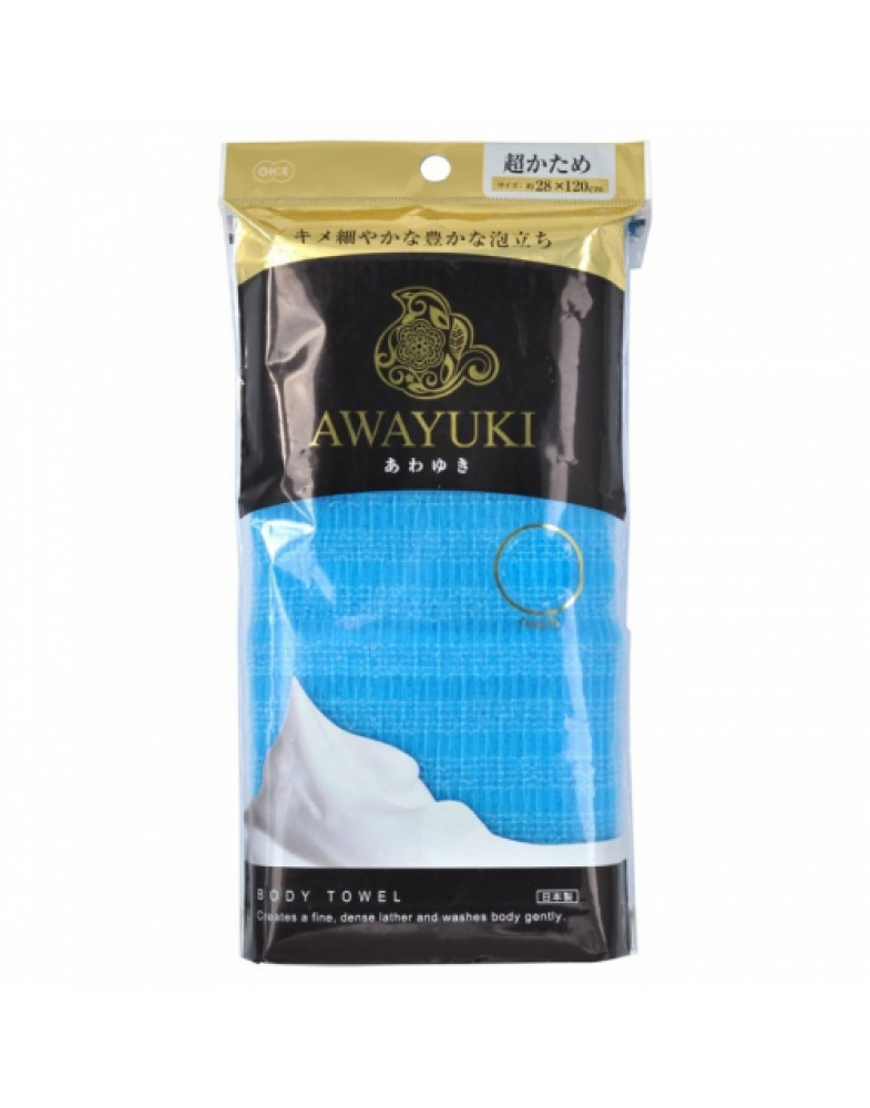 Мочалка для тела сверхжесткая Awayuki nylon tower ultra firm