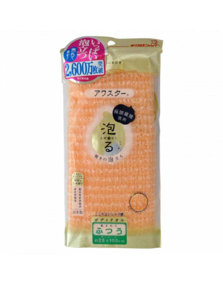 Мочалка для тела средней жесткости Awastar nylon body wash cloth medium