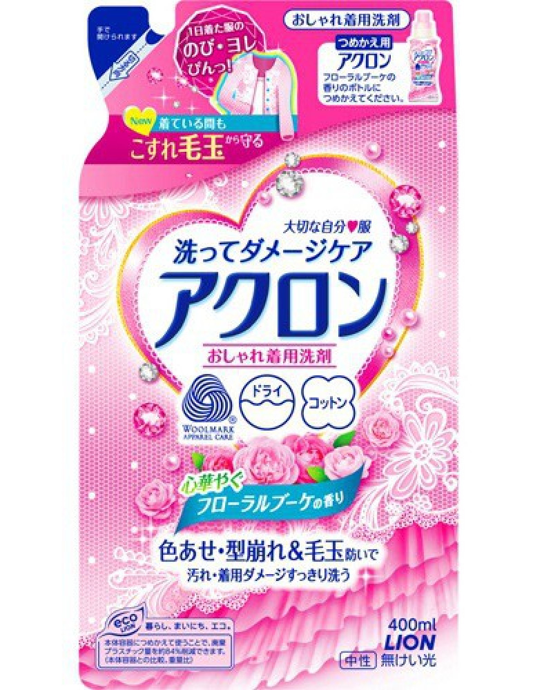 Средство для стирки деликатных тканей с цветочным ароматом, запасной блок Acron