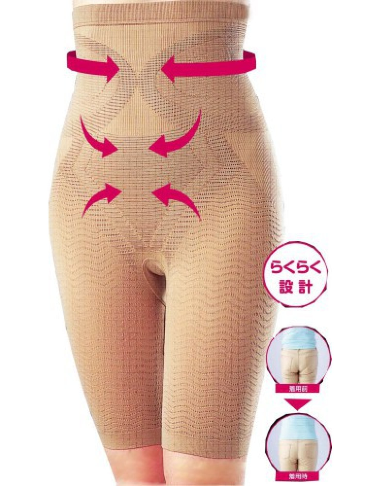 Шорты с завышенной талией с протеинами шелка Spiral magiс размер M-L