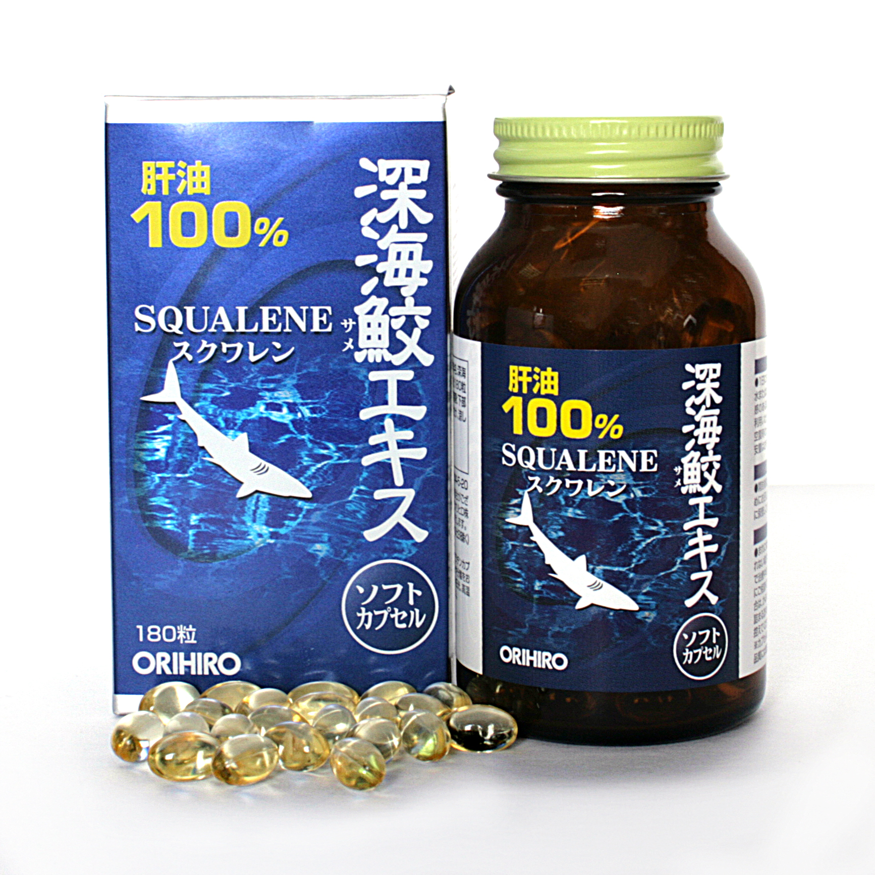 Сквален 180 капсул Orihiro