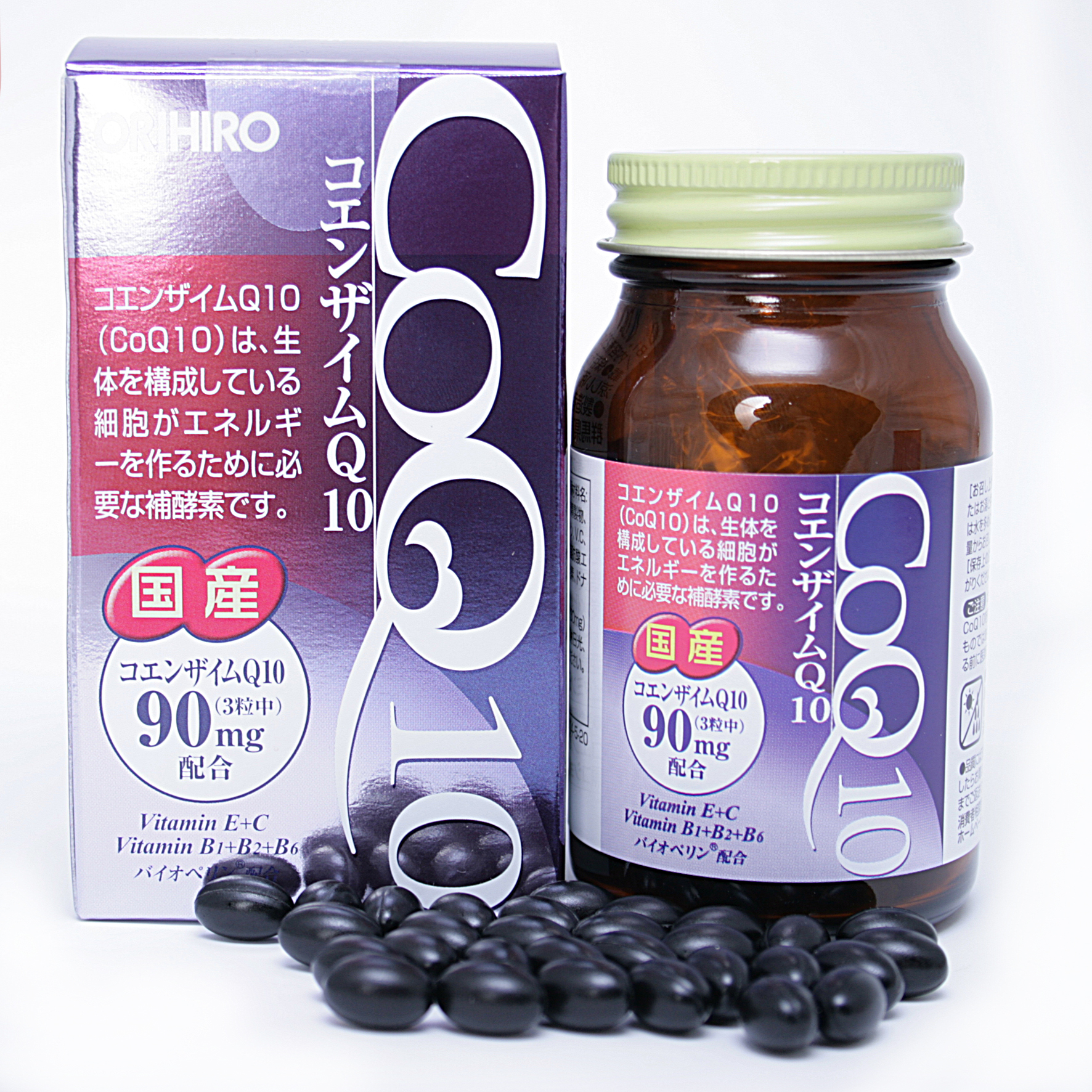 Коэнзим Q10 с биоперином и витаминами Orihiro