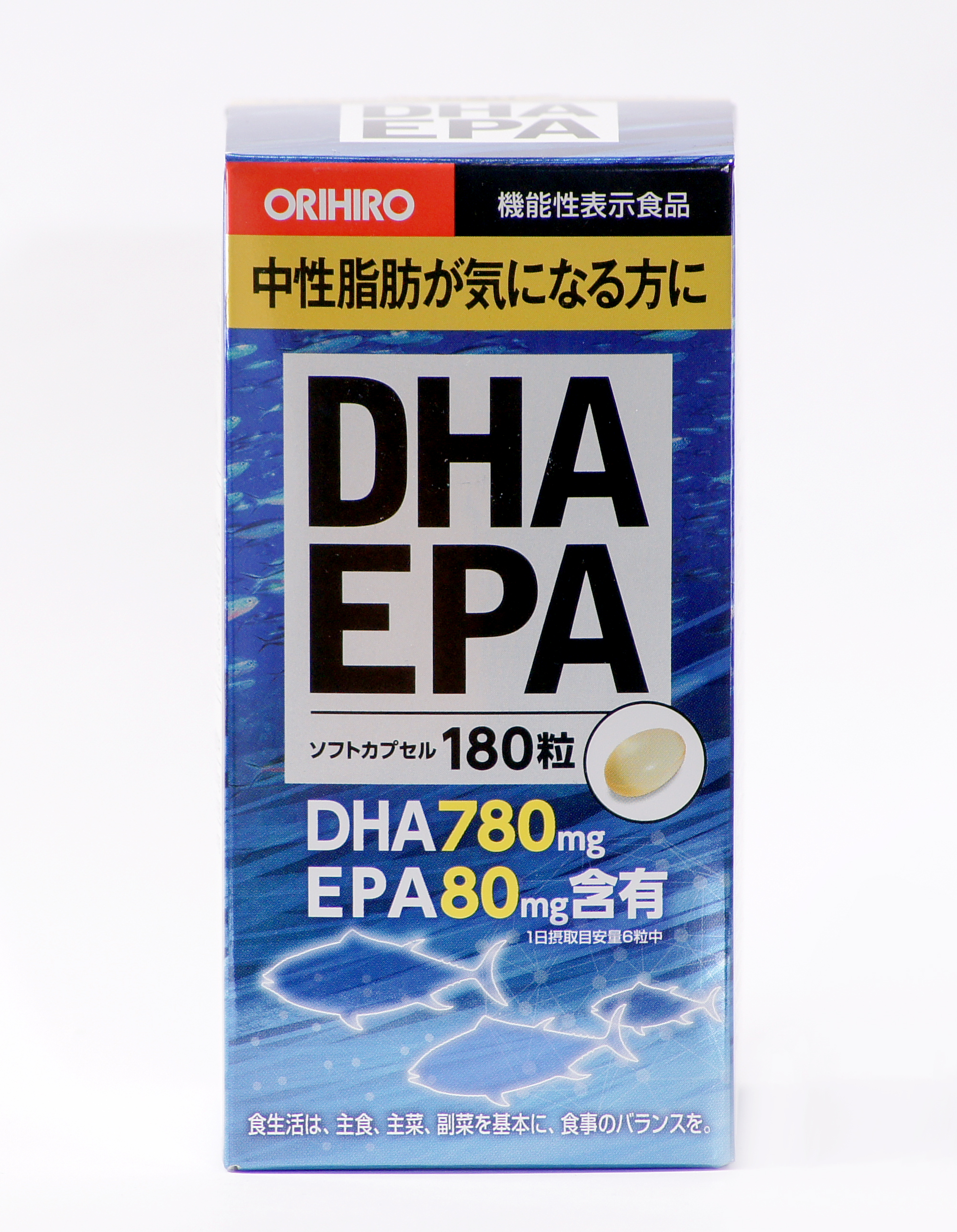 Рыбий жир, ДГК И ЭПК c витамином Е Orihiro