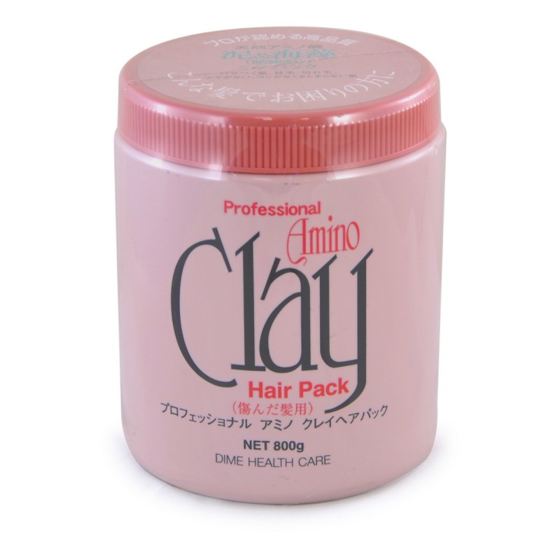 Маска для поврежденных волос с аминокислотами и глиной