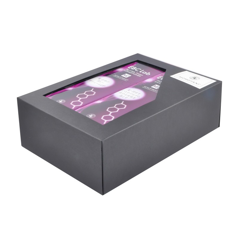 Подарочный набор «УВЛАЖНЕНИЕ И ОБЪЕМ» для сухой кожи головы (Увлажняющий шампунь для придания объема, 290 мл + Увлажняющий кондиционер для придания объема, 200 мл) MOMOTANI EBC Lab