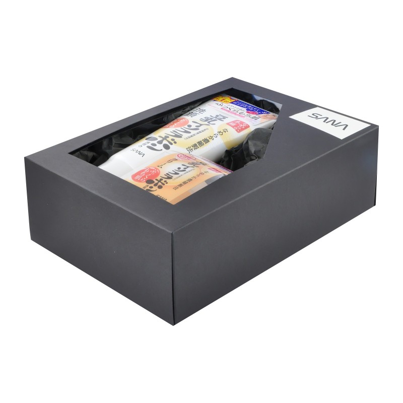 Подарочный набор «ВЕЧЕРНИЙ УХОД С ИЗОФЛАВОНАМИ СОИ» (Пенка для умывания и снятия макияжа увлажняющая, 150 г + Крем ночной питательный, 50 г) SANA Soy Milk