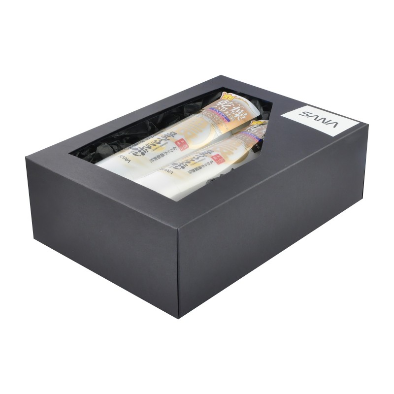 Подарочный набор «ОБНОВЛЕНИЕ И УВЛАЖНЕНИЕ С РЕТИНОЛОМ» (Увлажняющий и подтягивающий лосьон, 200 мл + Увлажняющее и подтягивающее молочко, 150 мл) SANA Soy Wrinkle