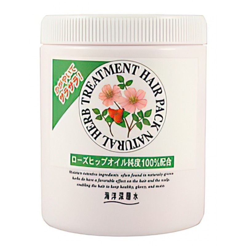 Маска на основе натуральных растительных компонентов (с маслом шиповника, для нормальных волос) NATURAL HERB TREATMENT