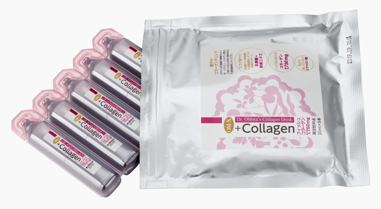 Коллаген питьевой ОМ-Х плюс от Dr. OHHIRA – 15 флаконов