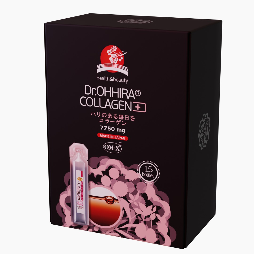 Коллаген питьевой ОМ-Х плюс от Dr. OHHIRA – 15 флаконов