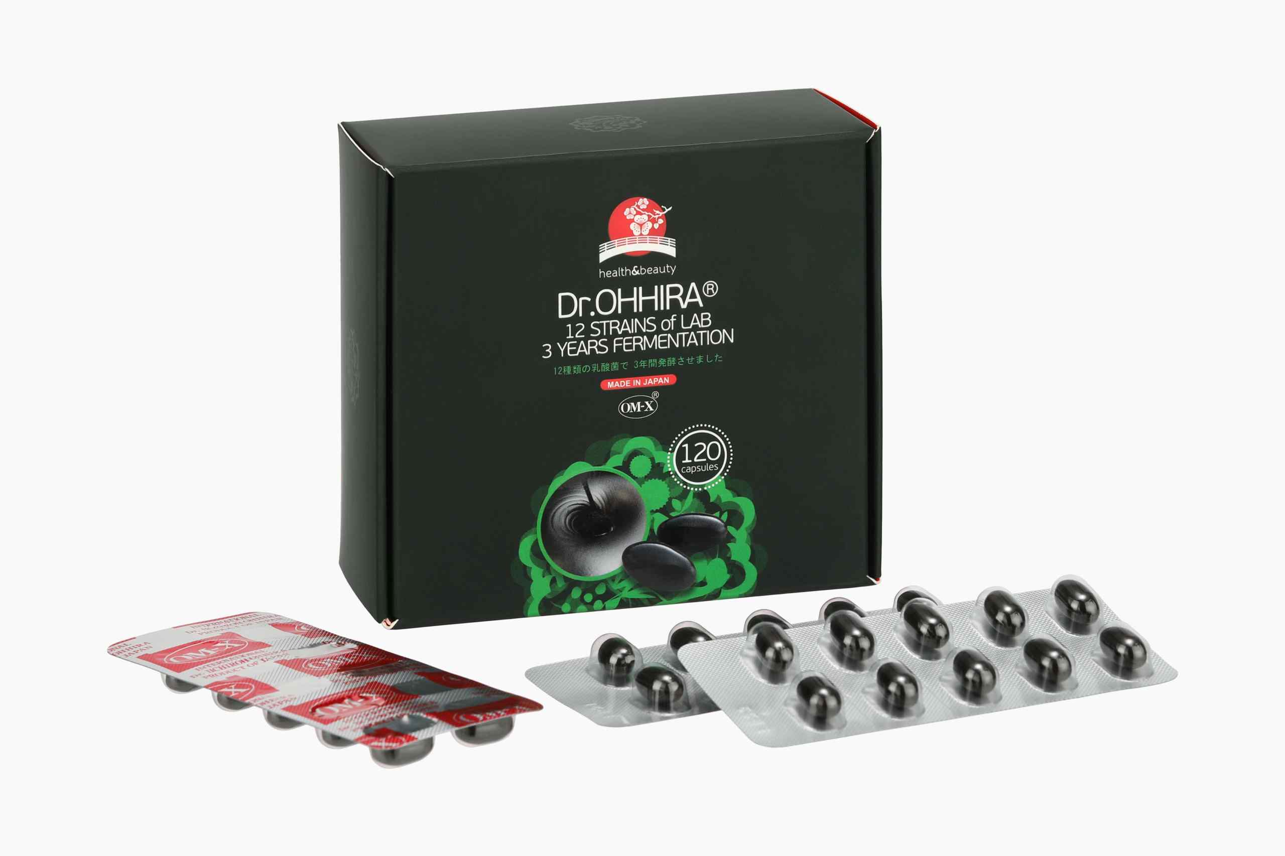Ферментированный растительный комплекс OM-X® от Dr. OHHIRA 120 капсул