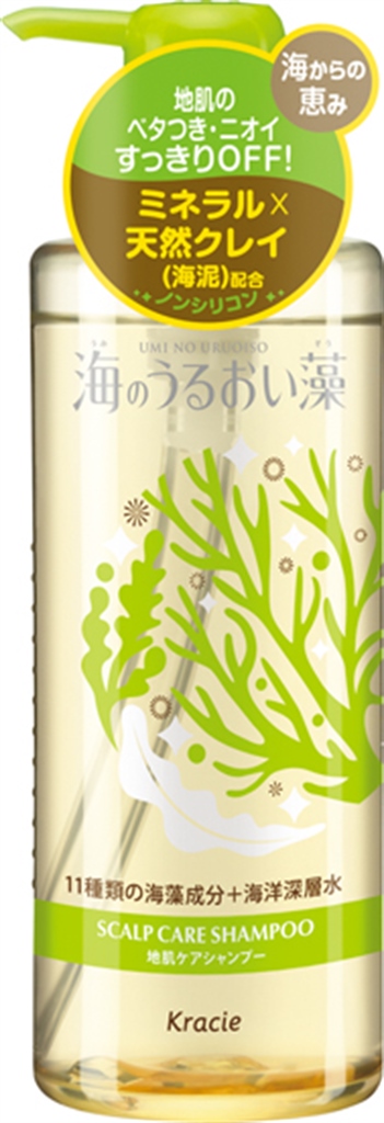 Шампунь для ухода за кожей головы с экстрактами морских водорослей Umi No Uruoiso / KRACIE (KANEBO)