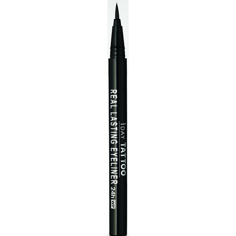 Водостойкая жидкая подводка для глаз 24 часа (насыщенный черный), REAL STRONG EYELINER 24h WP