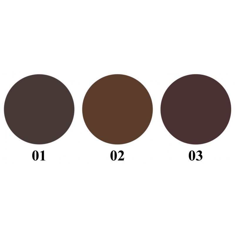 Влагостойкая подводка для бровей 2 в 1: жидкая подводка + пудра, тон 02, SANA NEW BORN LASTING W BROW EX N