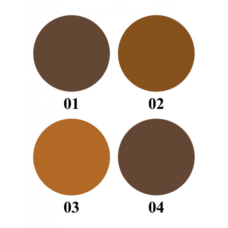 Мягкий пудровый карандаш для бровей с щеточкой (тон 02), SANA NEWBORN POWDERY PENCIL BROW EX