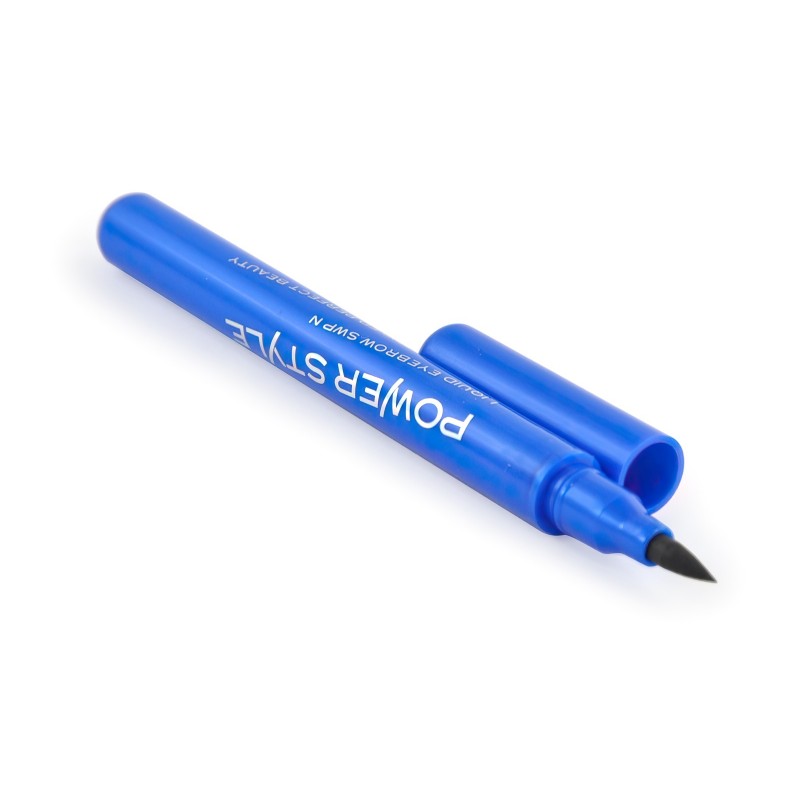 Жидкая подводка для бровей,  тон коричневый POWER STYLE LIQUID EYEBROW