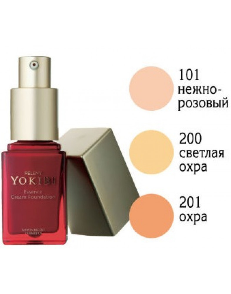 Эссенция крем-пудра Ёкиби Yokibi Essence Cream Foundation Тон 101 розовый