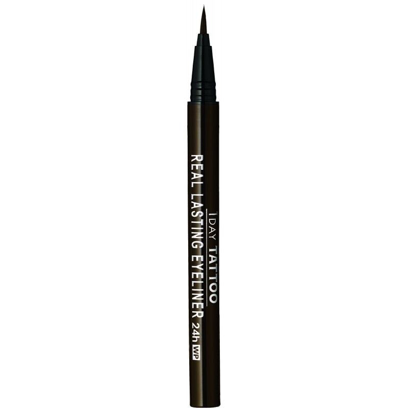 Влагостойкая жидкая подводка для глаз 24 часа (Черно-коричневый) / REAL LASTING EYELINER 24h WP