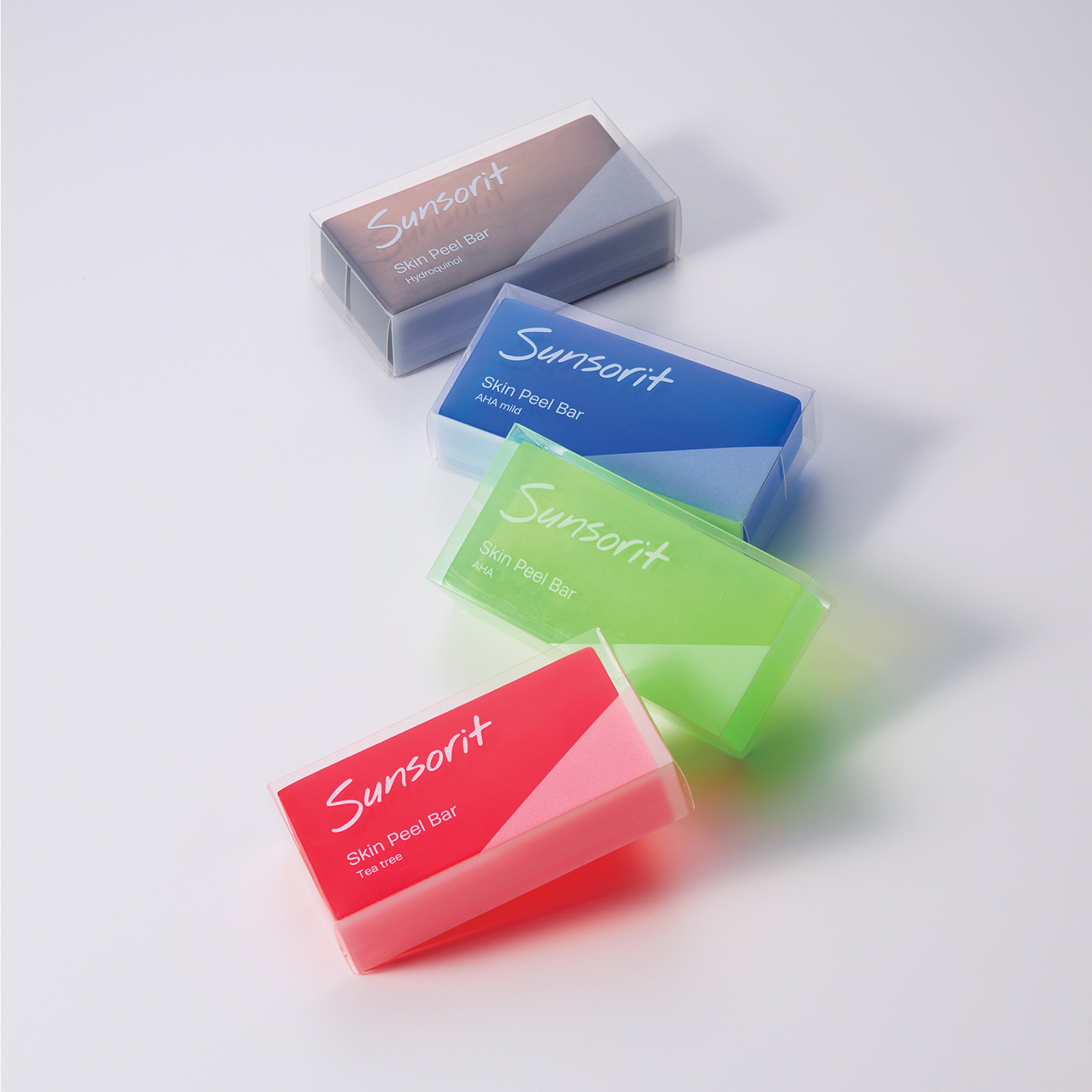 ПИЛИНГОВОЕ МЫЛО С AHA-КИСЛОТАМИ САНСОРИТ ДЛЯ НОРМАЛЬНОЙ И ЖИРНОЙ КОЖИ, SUNSORIT SKIN PEEL BAR AHA.