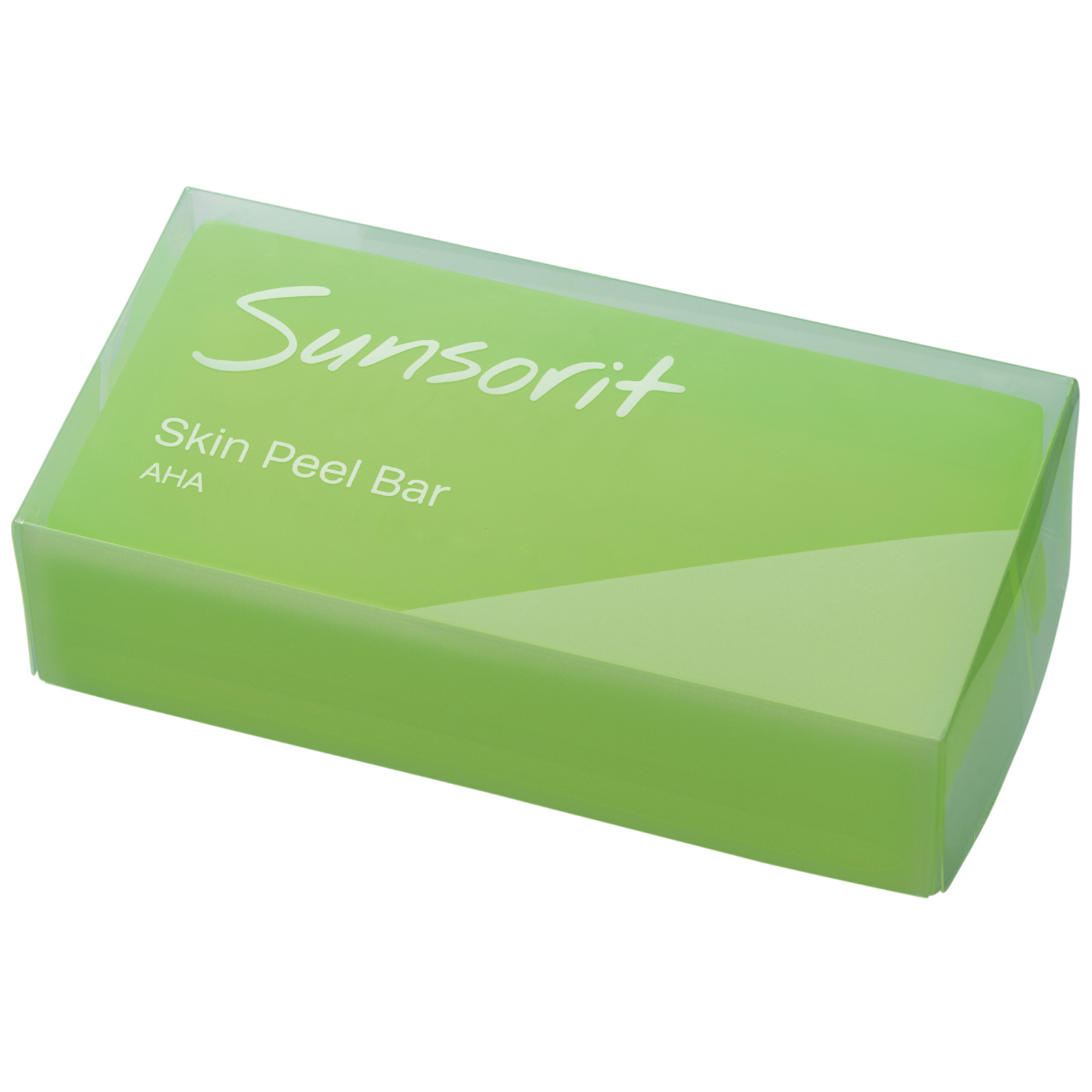 ПИЛИНГОВОЕ МЫЛО С AHA-КИСЛОТАМИ САНСОРИТ ДЛЯ НОРМАЛЬНОЙ И ЖИРНОЙ КОЖИ, SUNSORIT SKIN PEEL BAR AHA.