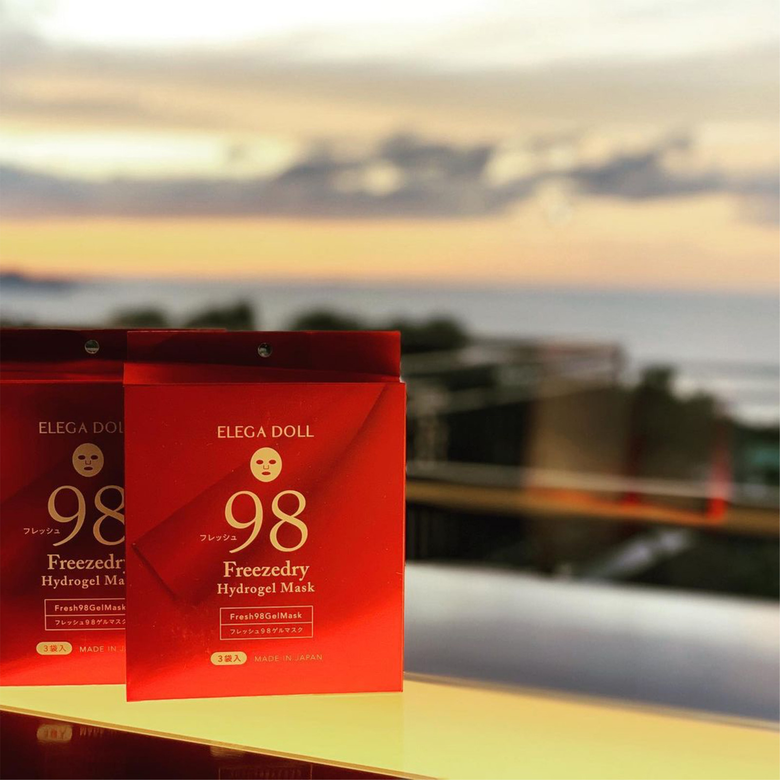 ГИДРОГЕЛЕВАЯ МАСКА ДЛЯ ЛИЦА С ФУЛЛЕРЕНОМ ЭЛЕГА ДОЛЛ ФРЕШ 98, ELEGA DOLL FRESH 98 HYDROGEL MASK.