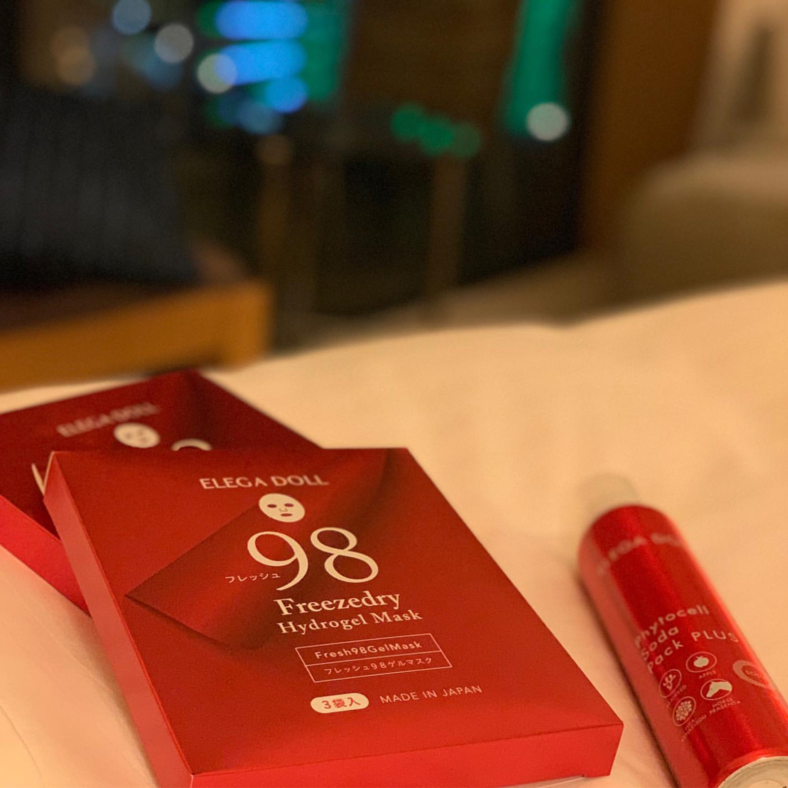 ГИДРОГЕЛЕВАЯ МАСКА ДЛЯ ЛИЦА С ФУЛЛЕРЕНОМ ЭЛЕГА ДОЛЛ ФРЕШ 98, ELEGA DOLL FRESH 98 HYDROGEL MASK.