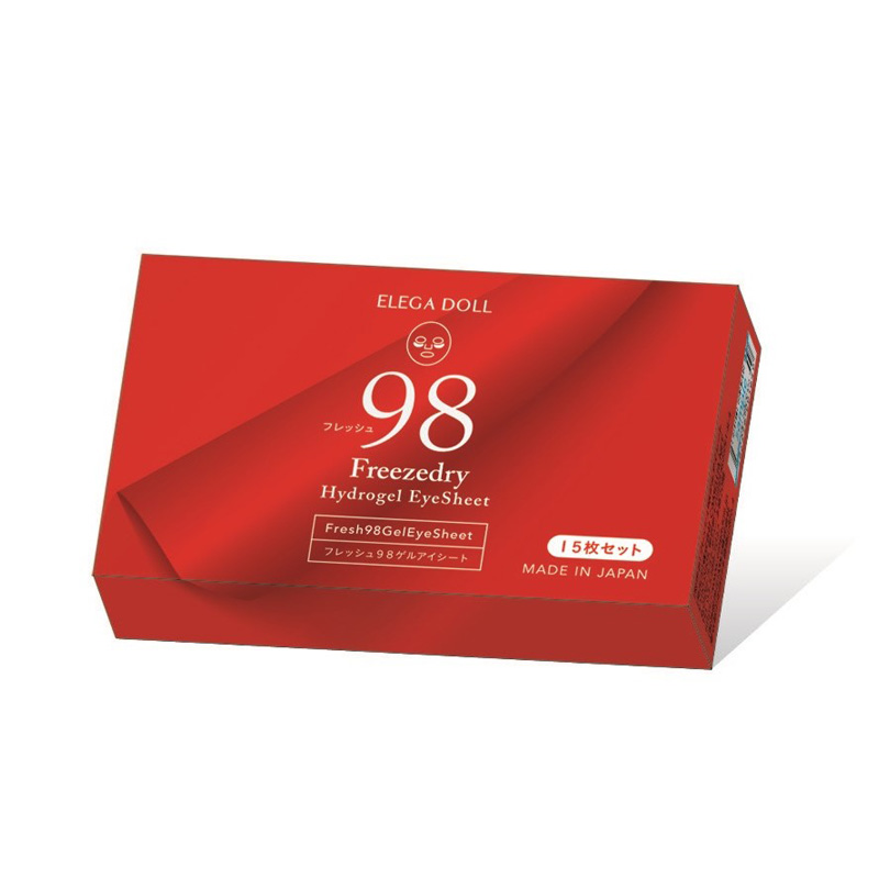 ГИДРОГЕЛЕВЫЕ ПАТЧИ ДЛЯ ГЛАЗ С ФУЛЛЕРЕНОМ ЭЛЕГА ДОЛЛ ФРЕШ 98 ПЛЮС, ELEGA DOLL FRESH 98 HYDROGEL EYE SHEET PLUS.