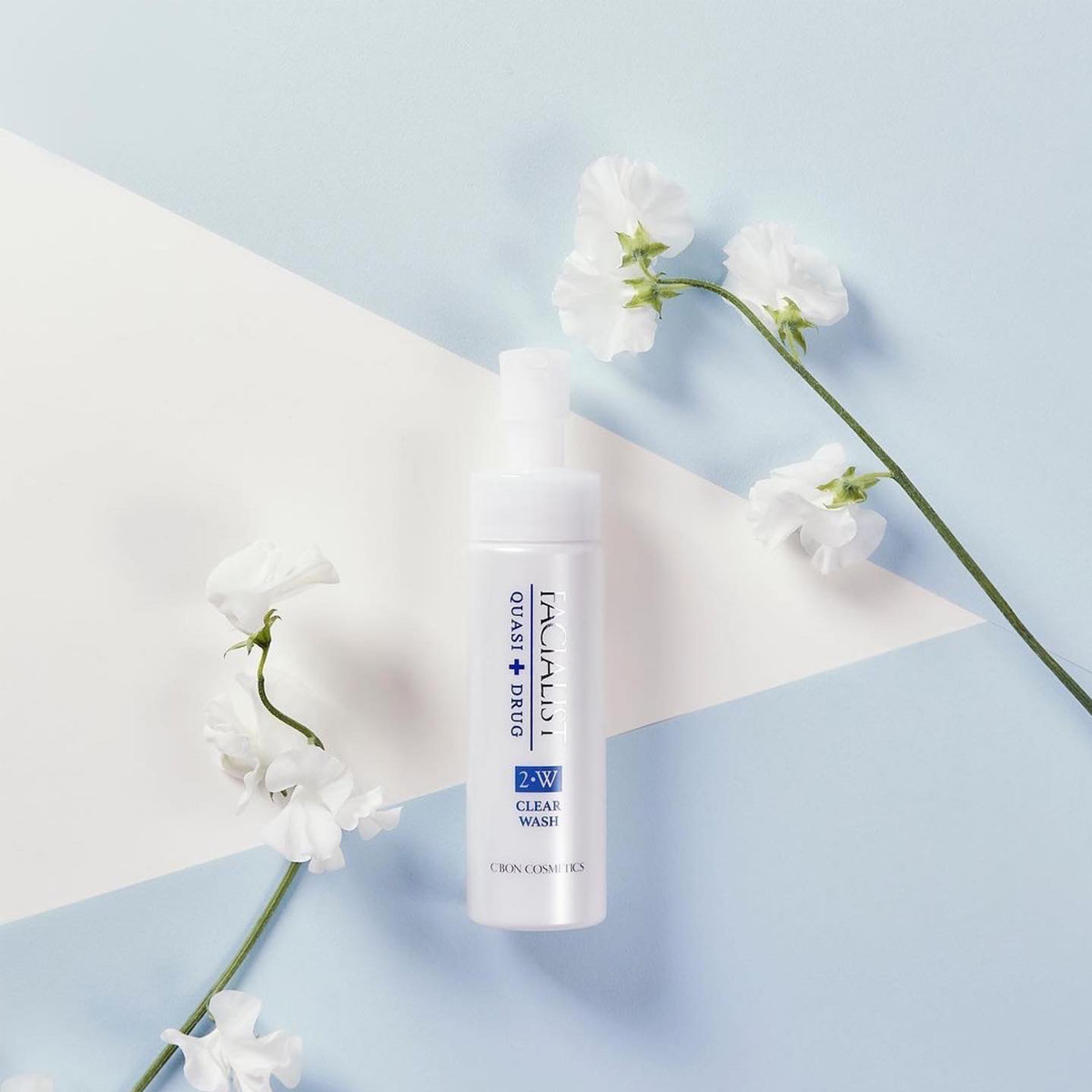 Очищающая пенка для умывания с витамином С СБОН Фэшиалист Вайт, выравнивающая цвет кожи, C'BON Facialist White Clear Wash.