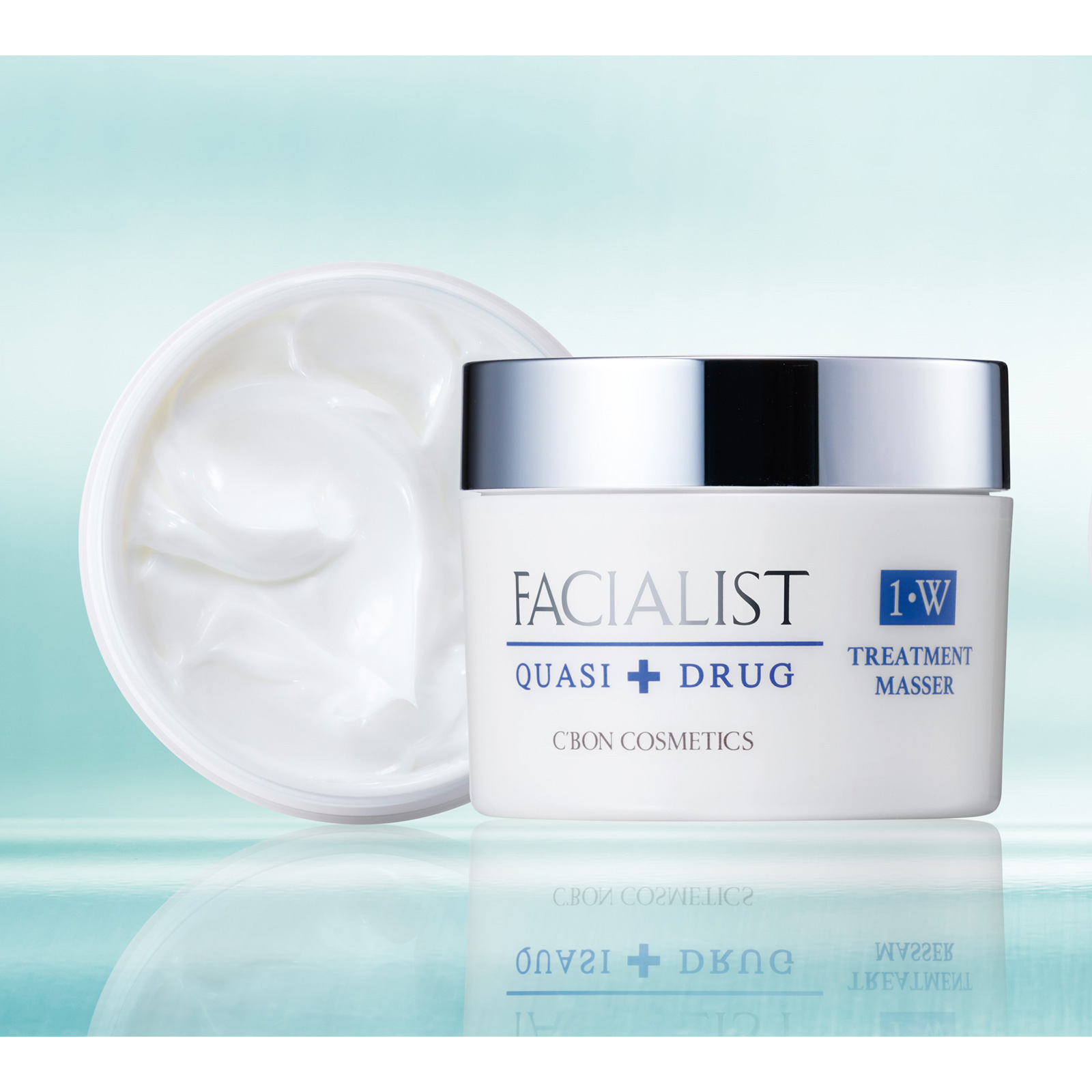 Массажный очищающий крем для лица с витамином С СБОН Фэшиалист Вайт, выравнивающий цвет кожи, C'BON Facialist White Treatment Masser.