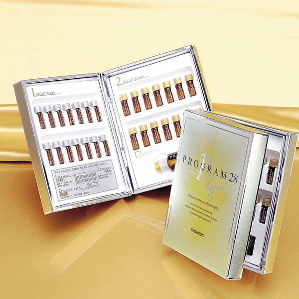 Комплекс антивозрастных сывороток для лица Шансон Косметикс Програм 28 для регенерации клеток кожи, Chanson Cosmetics Program 28.