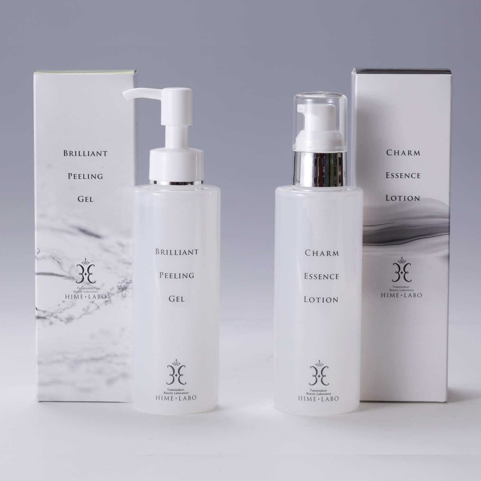 Очищающий гель-пилинг для лица на основе термальной воды Химэ Лабо Бриллиант, Hime Labo Brilliant Peeling Gel.