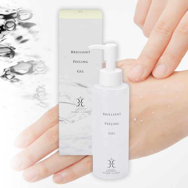 Очищающий гель-пилинг для лица на основе термальной воды Химэ Лабо Бриллиант, Hime Labo Brilliant Peeling Gel.
