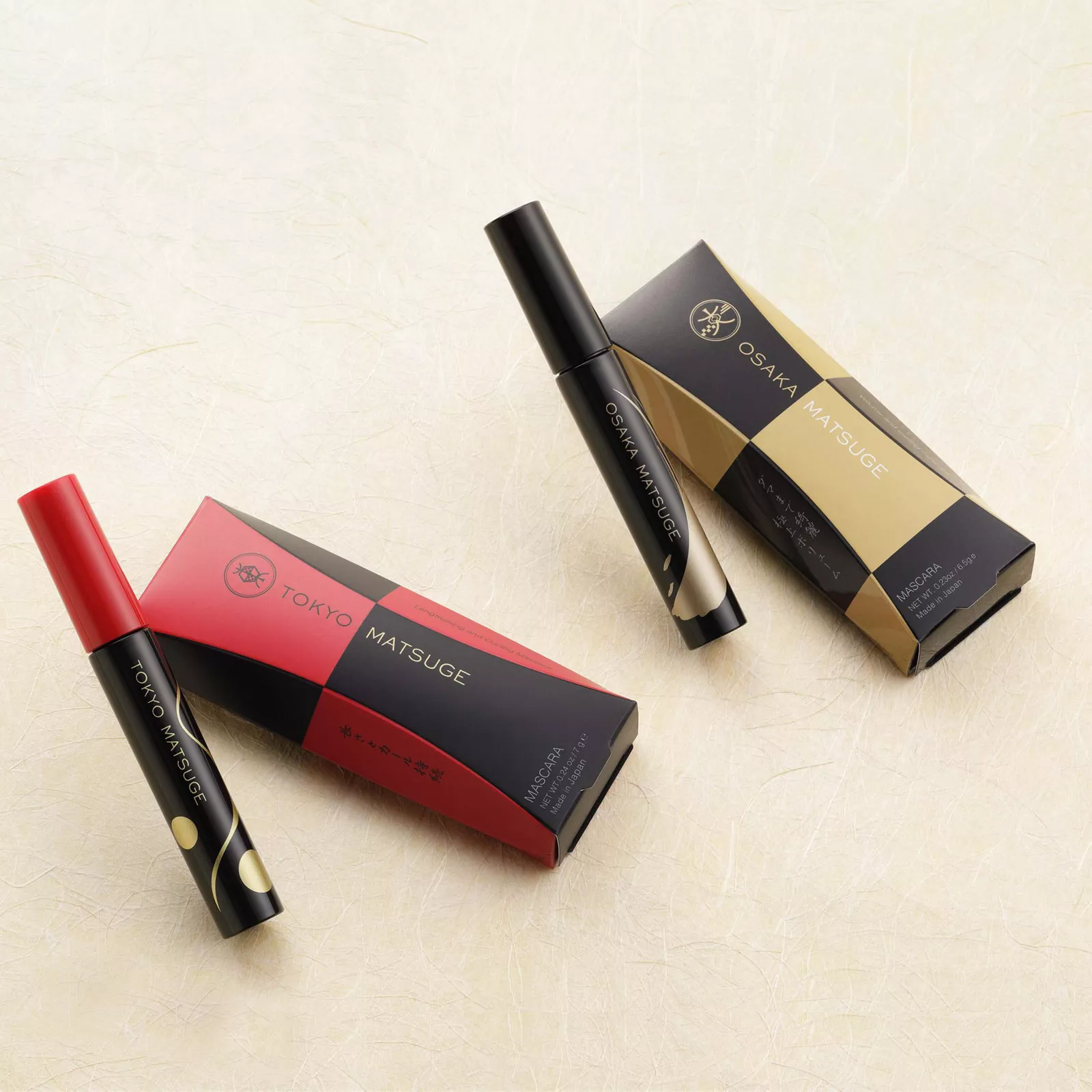 Тушь для ресниц Осака Матсугэ «Объем и подкручивание», тон черный, Osaka Matsuge Mascara.