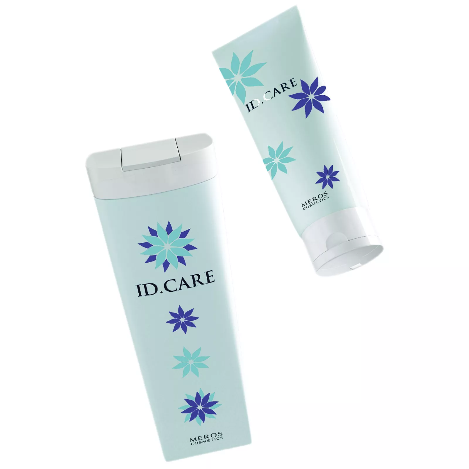 Восстанавливающий шампунь для окрашенных и поврежденных прямых волос Мерос Косметикс АйДи Кэар, Meros Cosmetics ID.Care Finish Straight Shampoo.