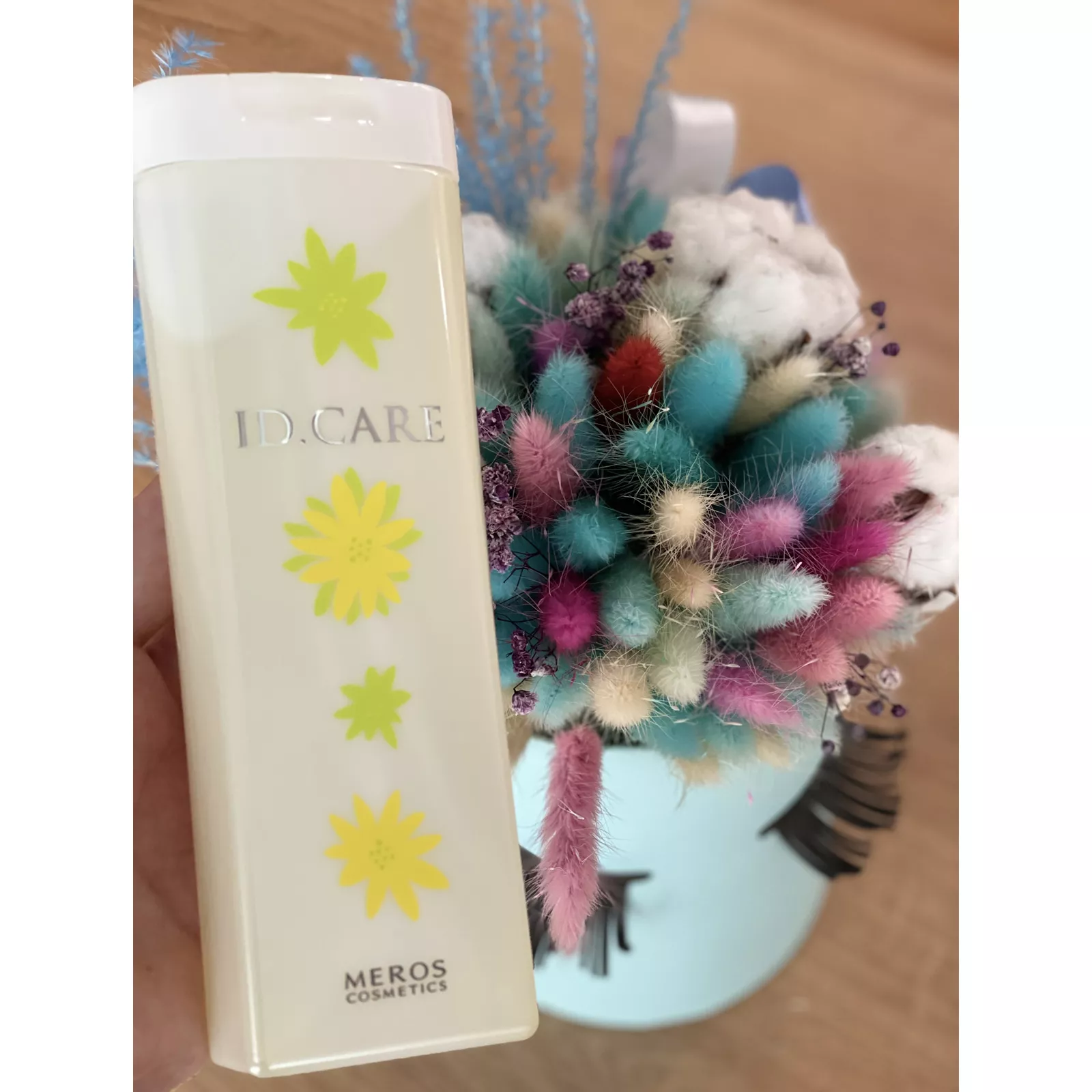 Восстанавливающий шампунь для окрашенных и поврежденных волос Мерос Косметикс АйДи Кэар, Meros Cosmetics ID.Care Hair Color Shampoo.