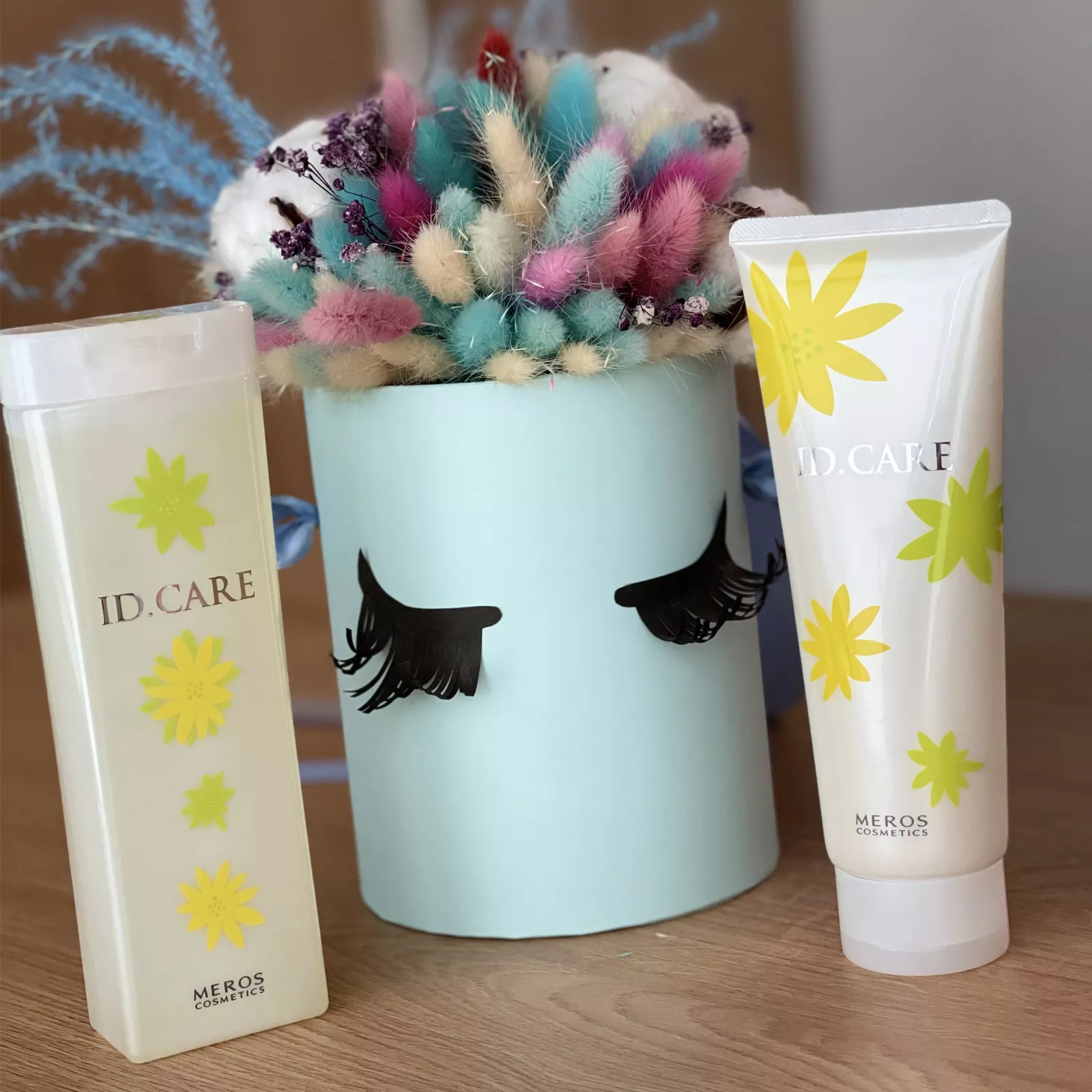 Восстанавливающий кондиционер для окрашенных и поврежденных волос Мерос Косметикс АйДи Кэар, Meros Cosmetics ID.Care Hair Color Treatment.