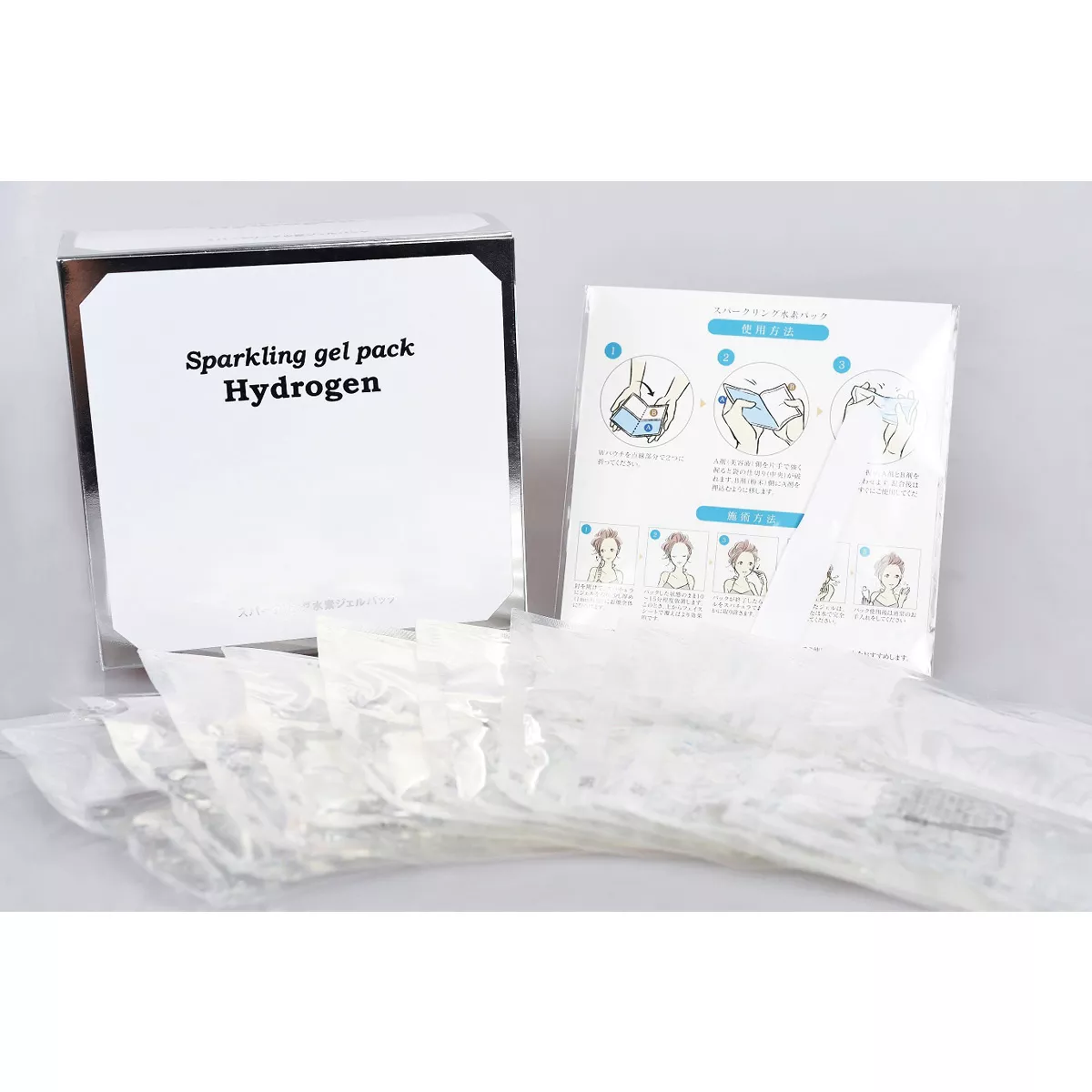 Антивозрастная водородная детокс-маска для лица Кореин, Ссorein Sparkling Gel Pack Hydrogen.