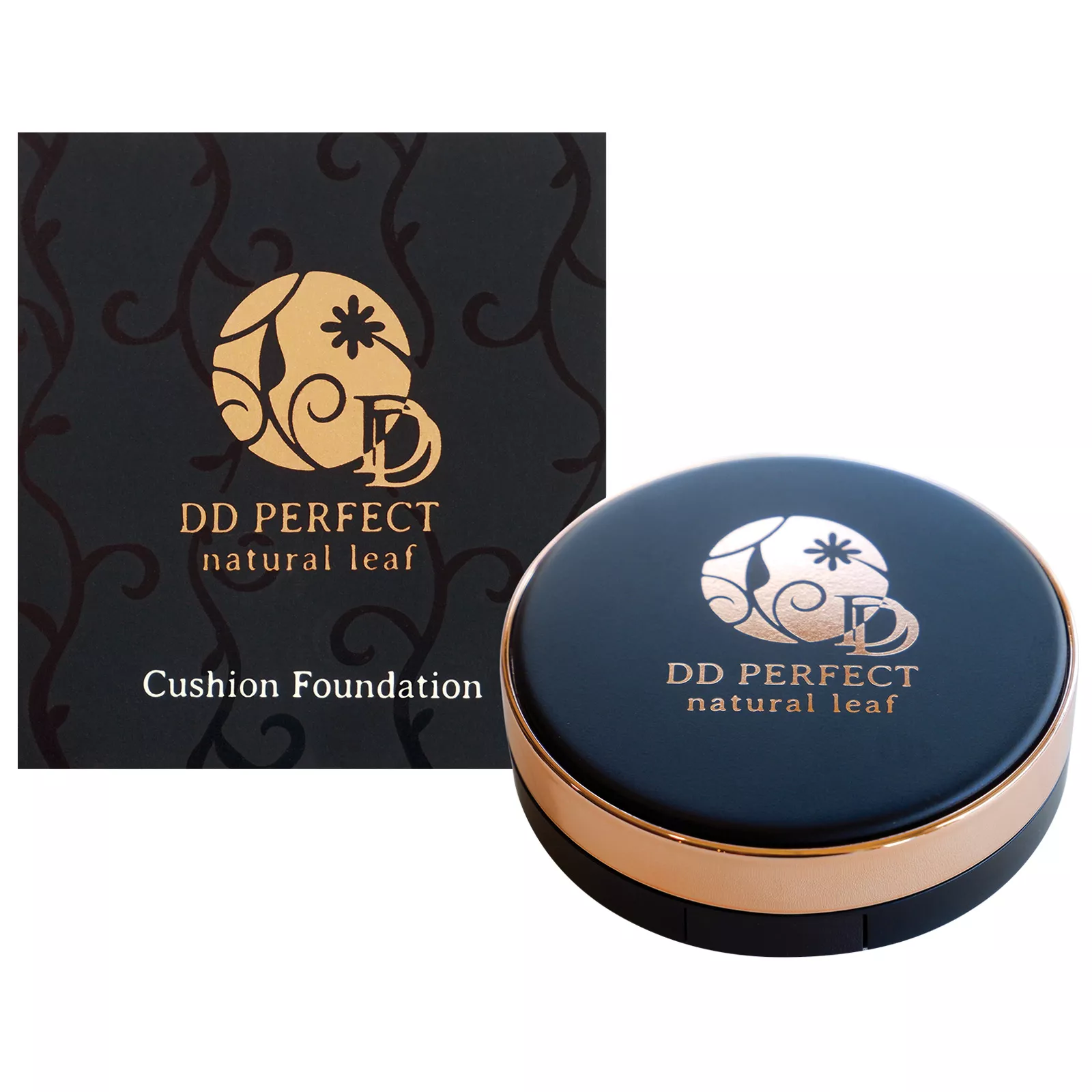 Тональный крем-кушон ДиДи Перфект «Натуральные листья», DD Perfect Natural Leaf Cushion Foundation.