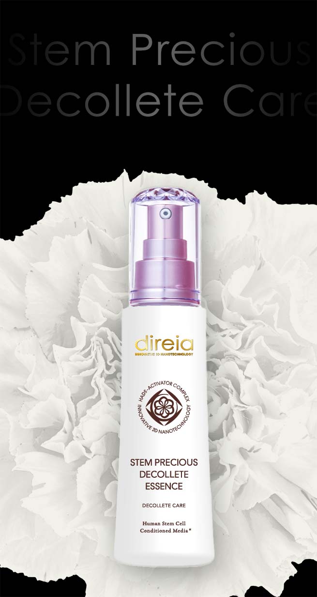 Сыворотка для ухода за кожей груди и зоной декольте Direia Stem Precious Decollete Essence