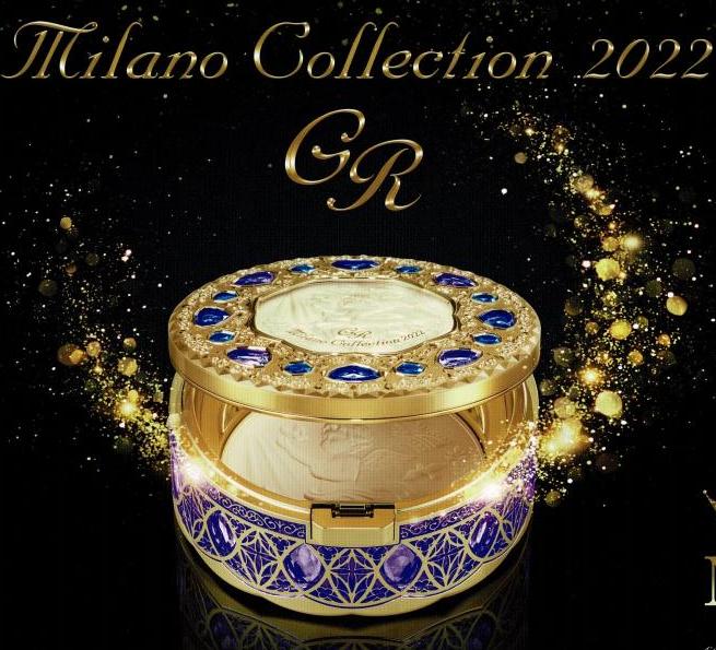 Пудра для лица с ароматом розы + доп. блок пудры KANEBO MILANO COLLECTION GR Face-Up Powder 2022