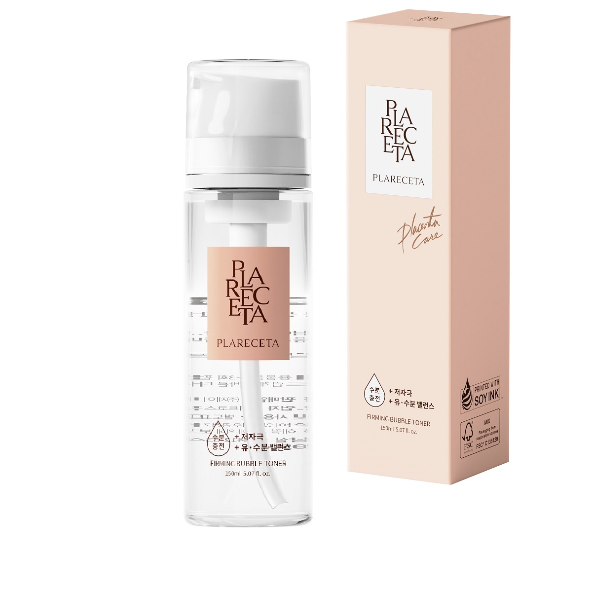 Тоник - мусс плацентарный смягчающий для чувствительной кожи PlaReceta