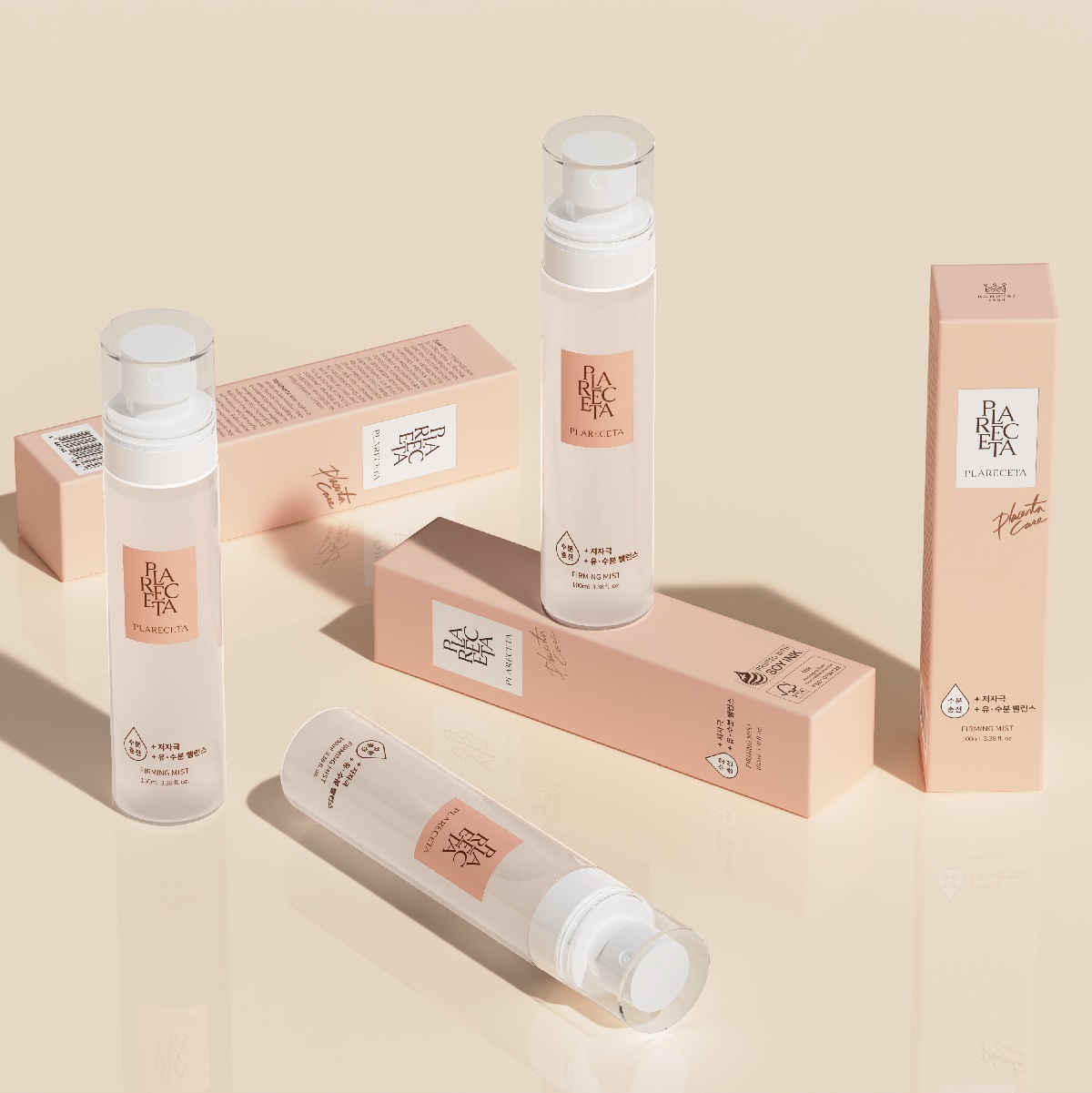 Лосьон - спрей плацентарный увлажняющий PlaReceta Firming Mist