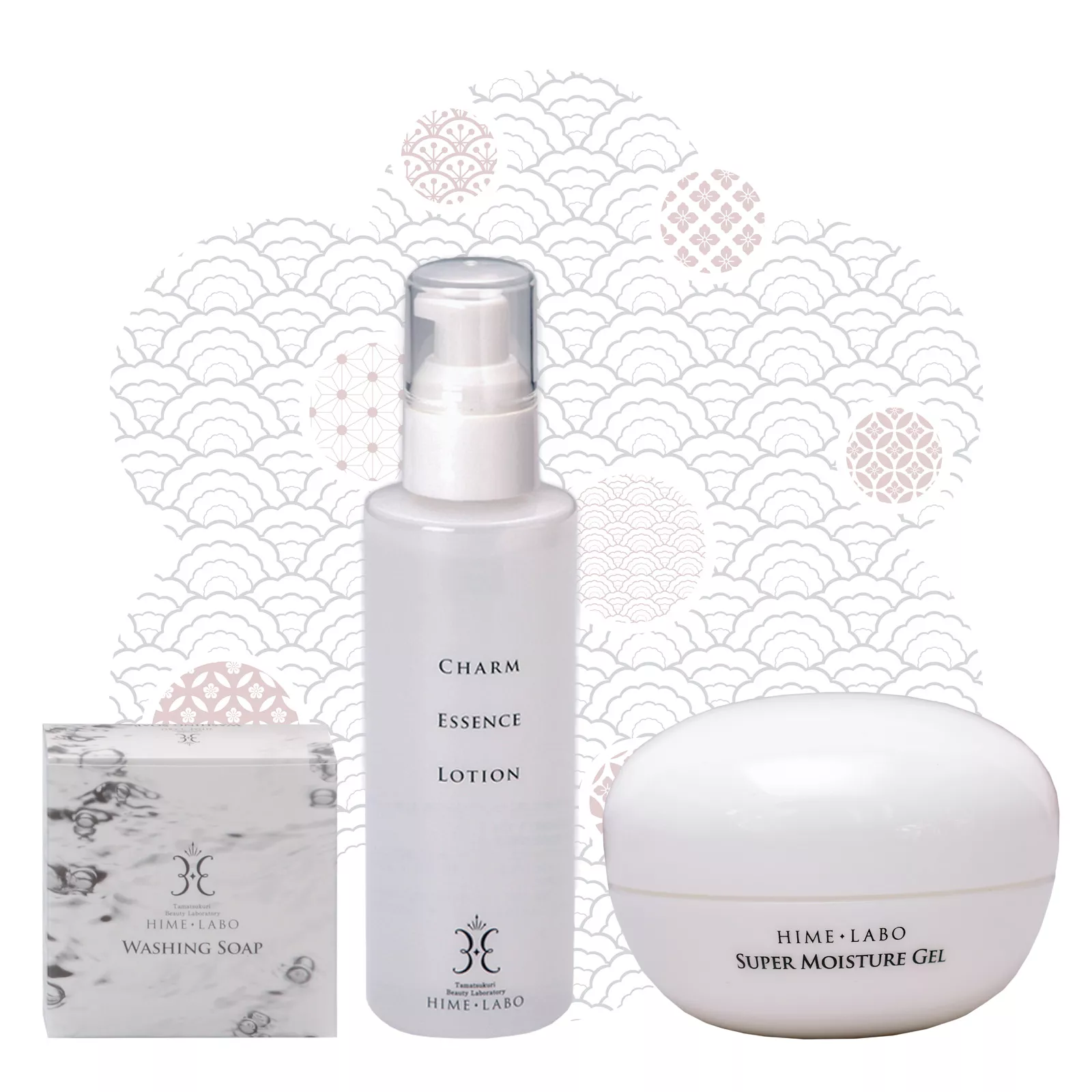 Подарочный набор косметики для лица Hime Labo (Unisex), 3 продукта