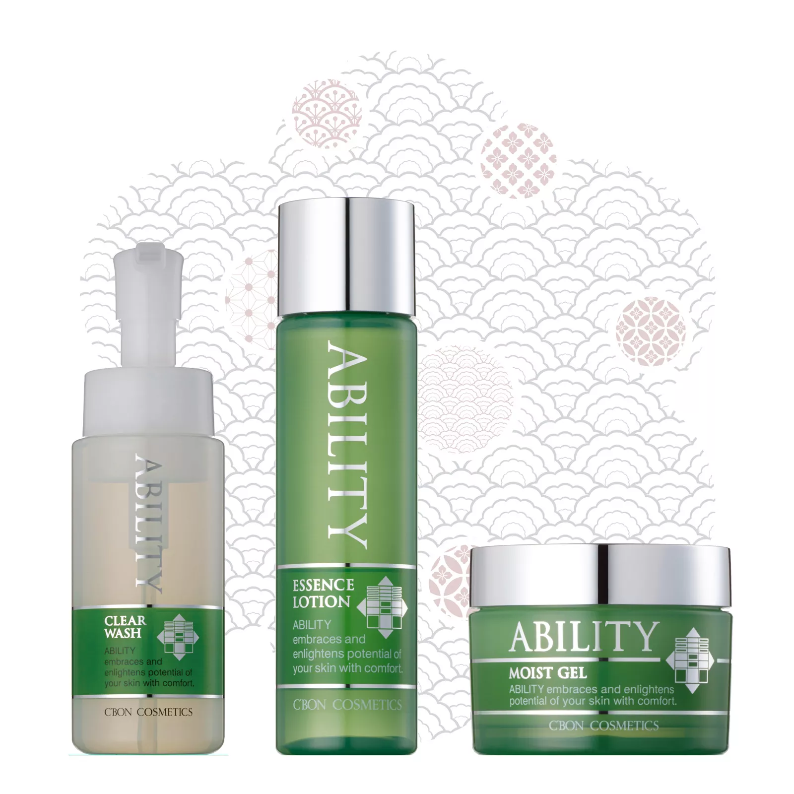 Подарочный набор уходовой косметики для лица C'BON Ability (Unisex), 3 продукта