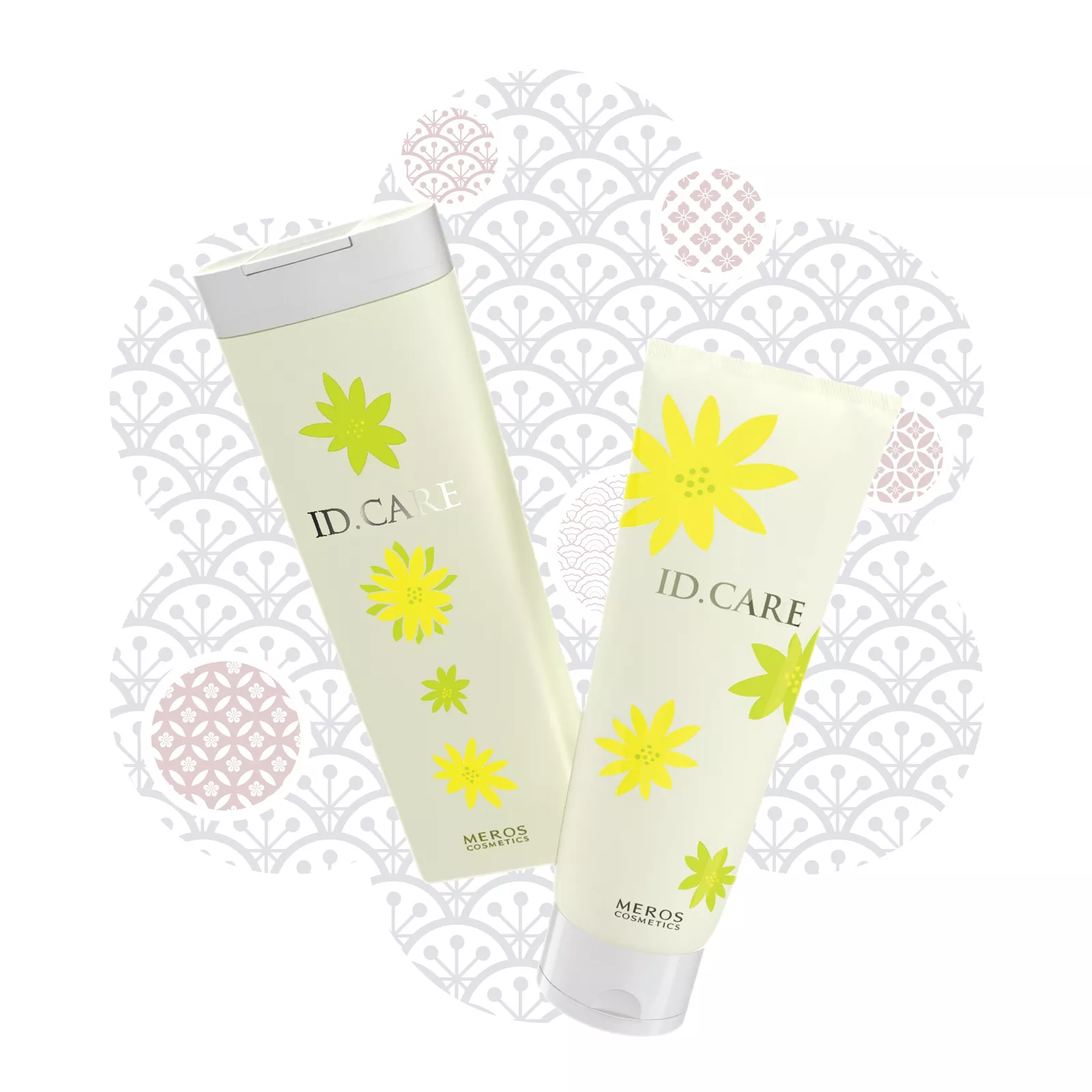 Подарочный набор косметики для окрашенных и поврежденных волос Meros Cosmetics ID.Care, 2 продукта