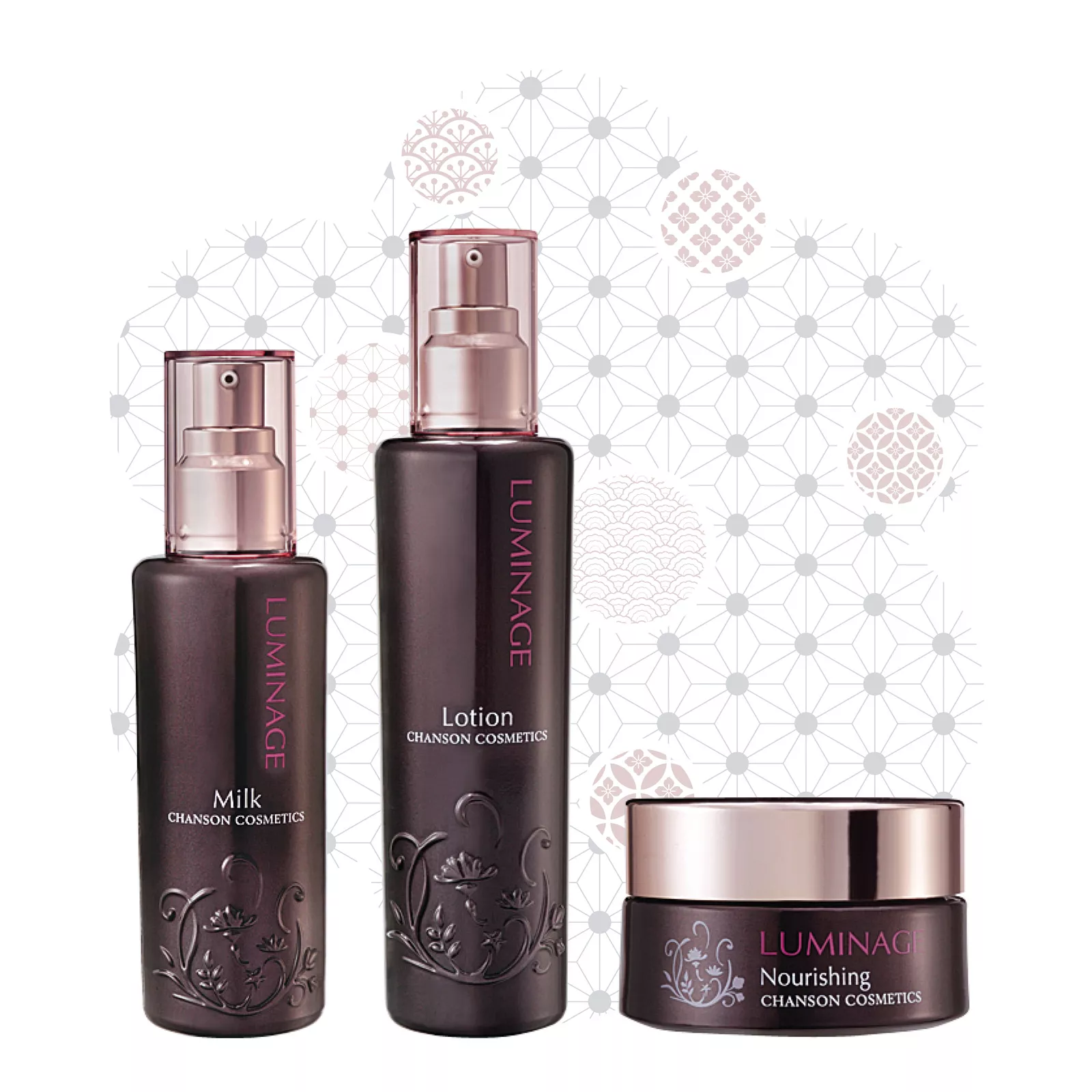 Подарочный набор уходовой косметики для лица Chanson Cosmetics Luminage, 3 продукта