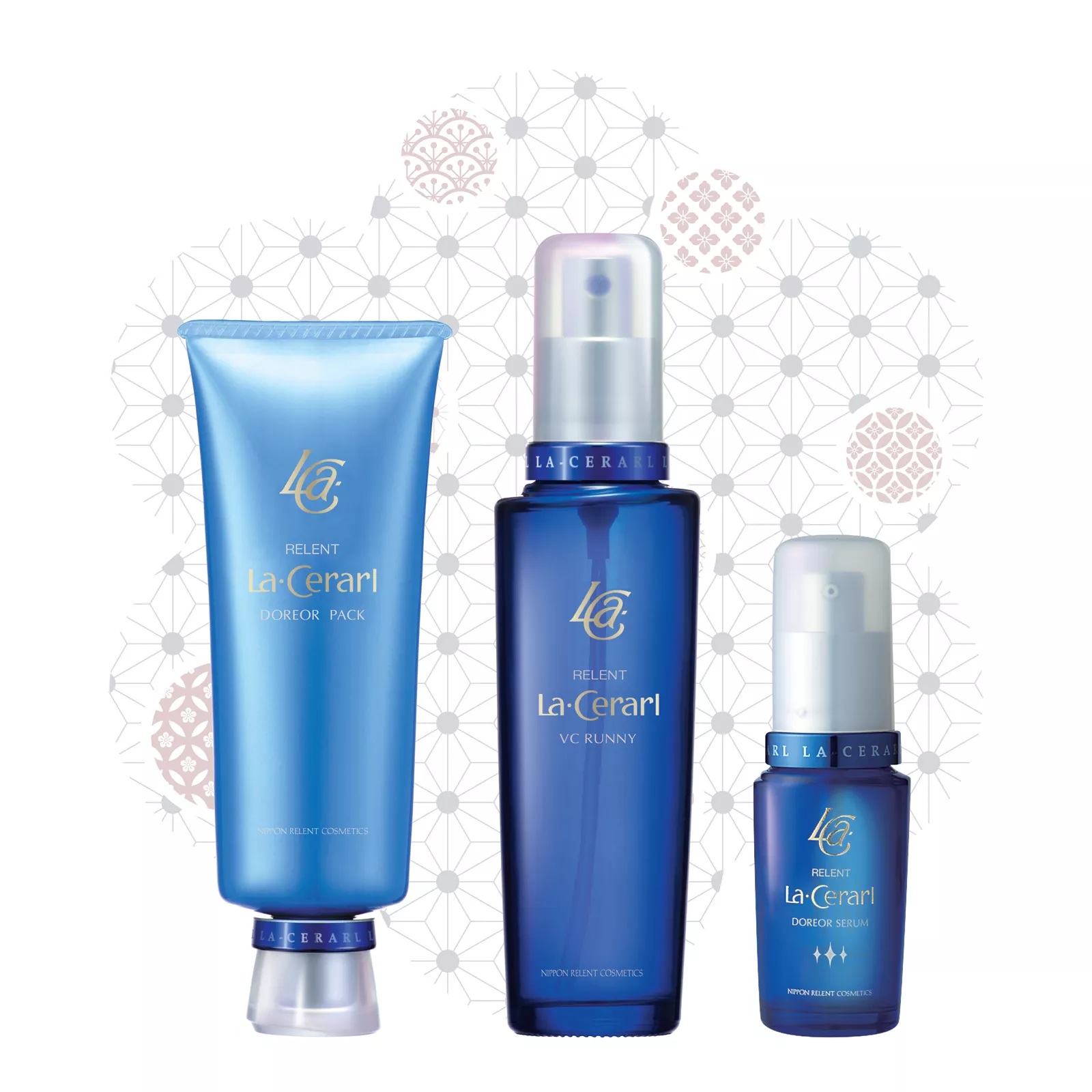 Подарочный набор уходовой косметики для лица Relent La Cerarl против пигментации, 3 продукта