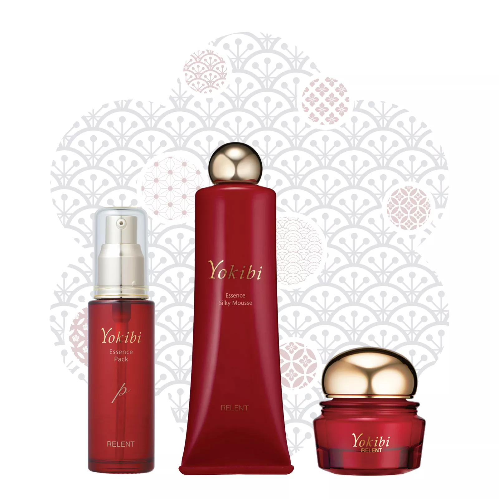 Специальный подарочный набор уходовой косметики для лица Relent Yokibi, 3 продукта