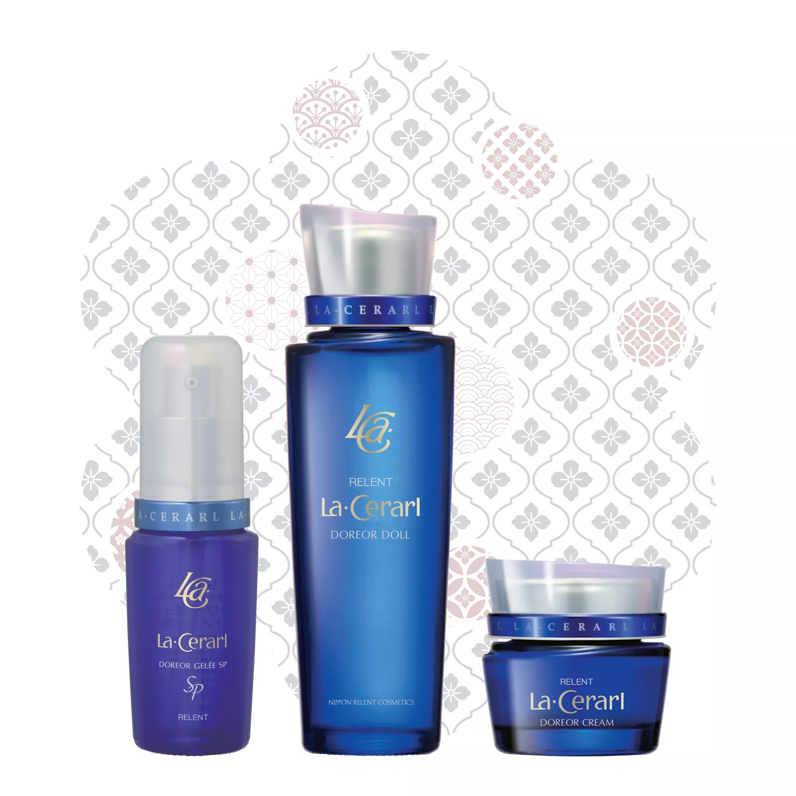 Подарочный набор уходовой косметики Relent La Cerarl для сухой кожи лица, 3 продукта