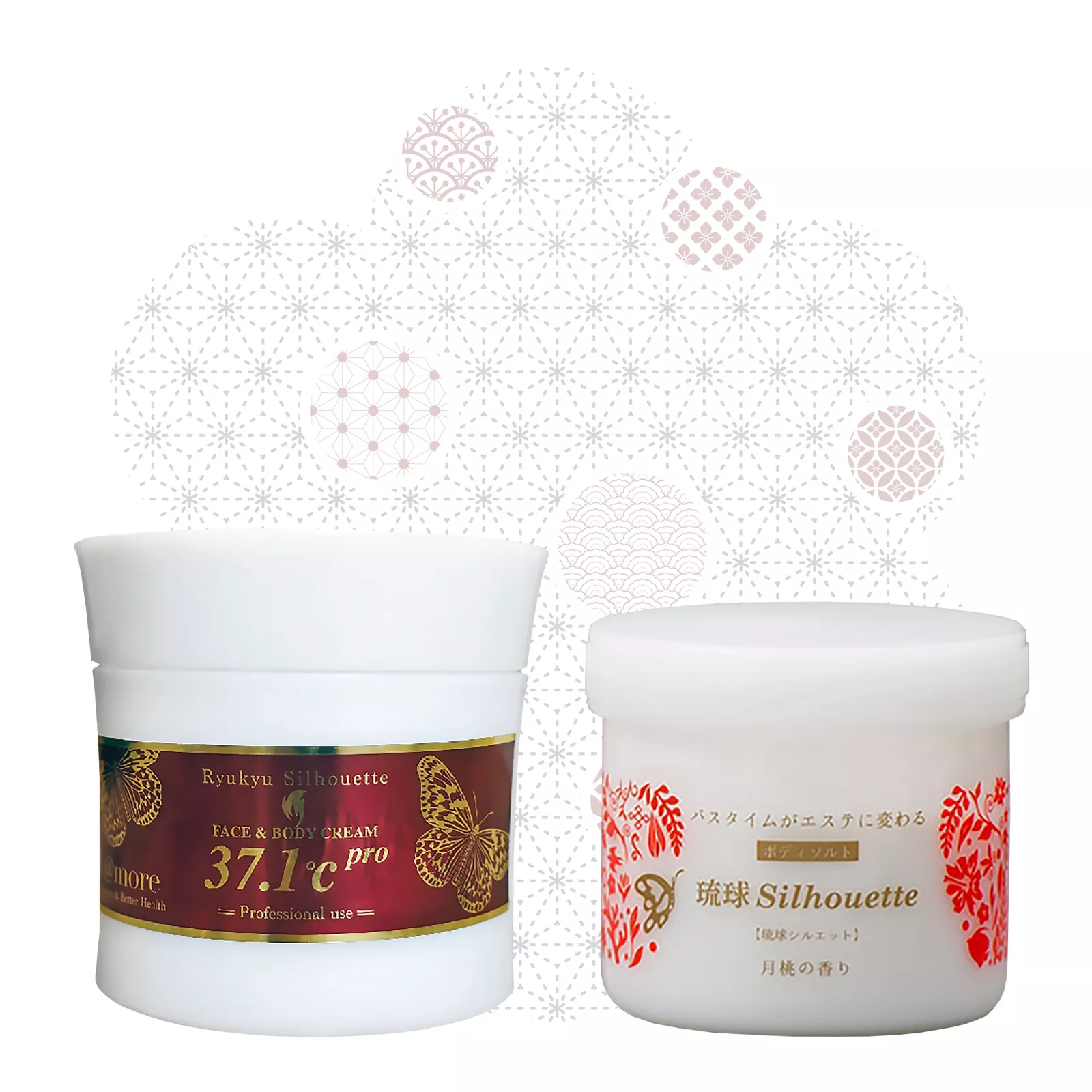 Подарочный набор косметики для тела Atmore Ryukyu Silhouette для похудения, устранения целлюлита, лифтинга кожи, 2 продукта